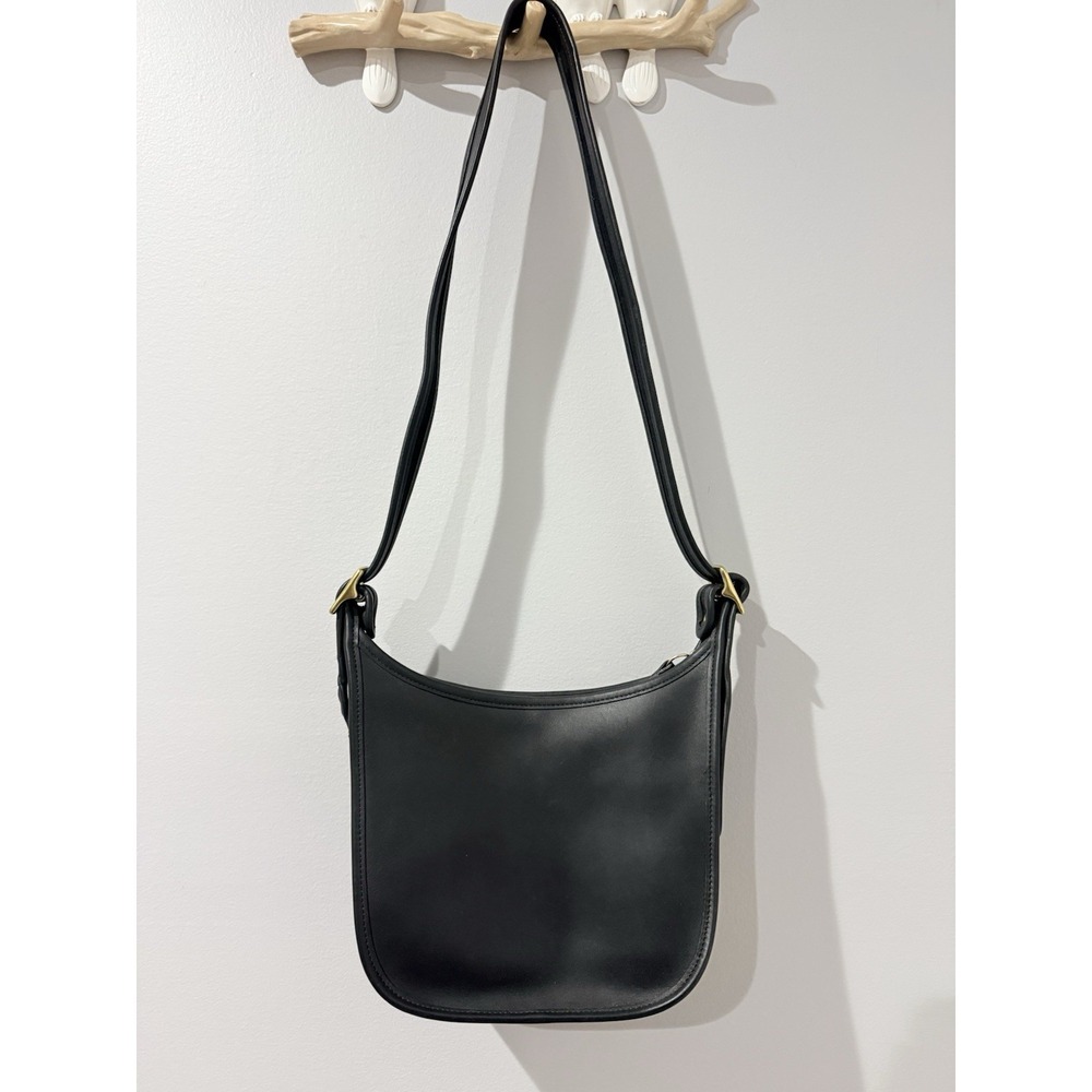 Coach Janice Legacy 9950 Crossbody Bag Vintage Black Leather MINT COND V